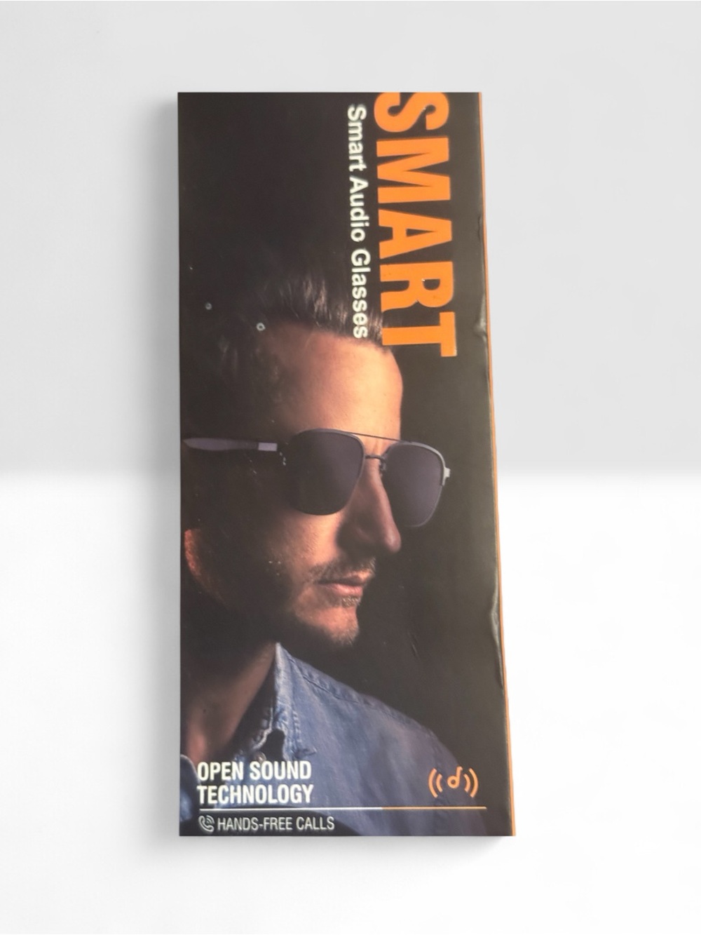 NIB Smart Wireless Audio Glasses - Black & Gold